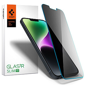 Spigen Glas.tr Slim iPhone 13 / 13 Pro / 14 / 16E privātums