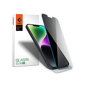 Spigen Glass FC iPhone 13 / 13 Pro / 14 / 16E melns