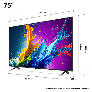 Televizors LG 75QNED80T3A