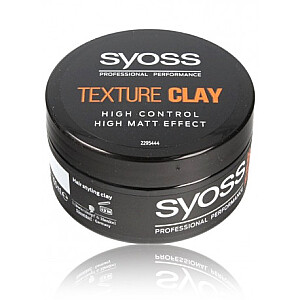 SYOSS Texture Clay matējoša gļota matiem Ilgstoša noturība 100ml