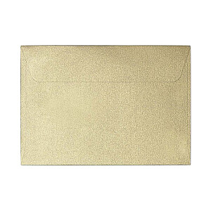 Krāsainas aploksnes Galeri Papieru Pearl C6 120g/m2, 10gab/iep, Gold