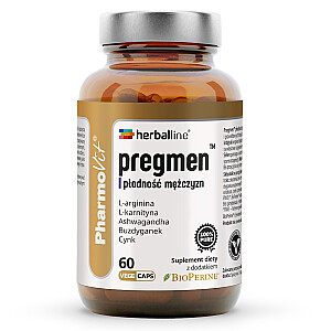 PHARMOVIT Pregmen Vīriešu auglība uztura bagātinātājs 60 kapsulas