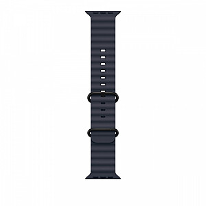 Okeāna josta tumši zilā krāsā 49 mm korpusam, elementi izgatavoti no melnā titāna