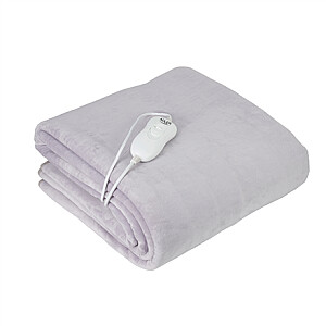 Adler Electric blanket AD 7425 Number of heating levels 4, Number of persons 1, Washable, Remote control, Coral fleece, 60 W, Grey