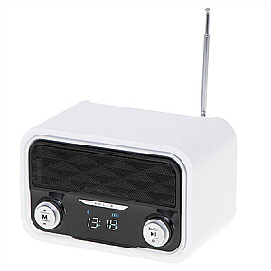 Adler Bluetooth Radio AD 1185 Дисплей LCD, AUX in, Белый