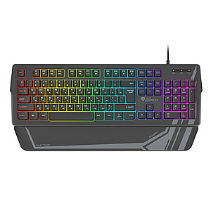 Игровая клавиатура Genesis Rhod 350 RGB, светодиодная подсветка RGB, RU, черный, проводной