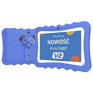 Tablete KidsTAB7 V2 4/32GB zils korpuss kamera 2MP