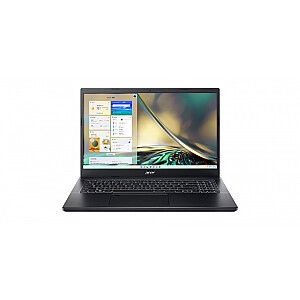 Spēļu klēpjdators Aspire 7 A715-76G-5303 i5-12450H, 15.6 FHD, 16GB, 512GB SSD, GeForce RTX 3050 4GB, NoOS, melns