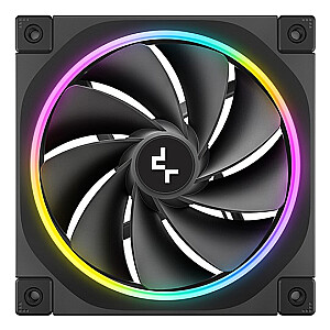 DeepCool FL12R-3 В 1 Компьютерный корпус Вентилятор 12 см Черный 3 шт.