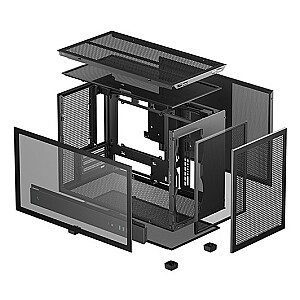 DeepCool CH260 Micro Tower Melns