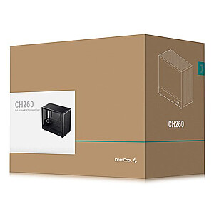 DeepCool CH260 Micro Tower Melns