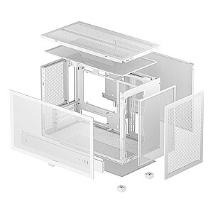DeepCool CH260 Micro Tower Balts