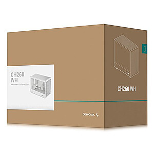 DeepCool CH260 Micro Tower Balts