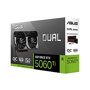 ASUS Dual -RTX5060TI-O16G NVIDIA GeForce RTX 5060 Ti 16 GB GDDR7