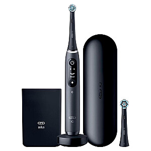 ORAL-B iO 7W Черная магнитная зубная щетка