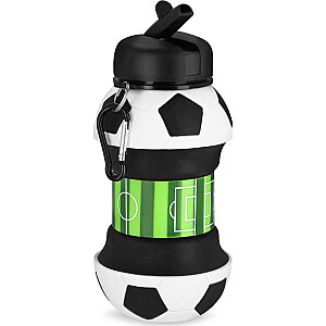 Складная силиконовая бутылка для футбола Spokey CORT