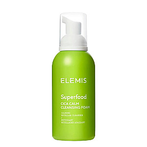 ELEMIS Superfood Cica Calm Cleansing Foam attīrošā putas sejas mazgāšanai 180ml