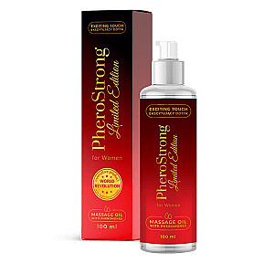 PHEROSTRONG Limited Edition sievietēm masāžas eļļa ar feromoniem 100ml