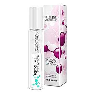 СЕКСУАЛЬНАЯ ПРИВЛЕКАТЕЛЬНОСТЬ Pheromones Woman Formula феромоны для женщин 5 Alpha EDP спрей 15мл
