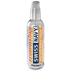 SWISS NAVY Water Based Flavored Lubricant Warming żel analny rozgrzewający 118ml