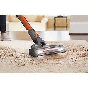 Пылесос Black & Decker BHFEV182C-QW 2-в-1 с ручкой/электрическая метла Беспроводной Безмешковый Оранжевый, Титан 2 Ач