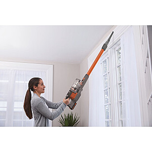 Пылесос Black & Decker BHFEV182C-QW 2-в-1 с ручкой/электрическая метла Беспроводной Безмешковый Оранжевый, Титан 2 Ач