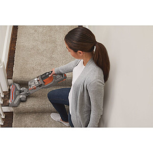 Пылесос Black & Decker BHFEV182C-QW 2-в-1 с ручкой/электрическая метла Беспроводной Безмешковый Оранжевый, Титан 2 Ач