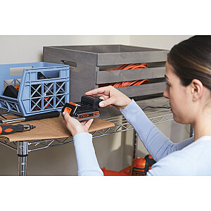 Пылесос Black & Decker BHFEV182C-QW 2-в-1 с ручкой/электрическая метла Беспроводной Безмешковый Оранжевый, Титан 2 Ач