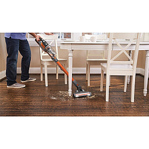 Пылесос Black & Decker BHFEV182C-QW 2-в-1 с ручкой/электрическая метла Беспроводной Безмешковый Оранжевый, Титан 2 Ач