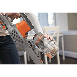Пылесос Black & Decker BHFEV182C-QW 2-в-1 с ручкой/электрическая метла Беспроводной Безмешковый Оранжевый, Титан 2 Ач