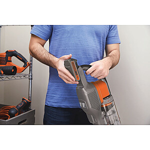 Пылесос Black & Decker BHFEV182C-QW 2-в-1 с ручкой/электрическая метла Беспроводной Безмешковый Оранжевый, Титан 2 Ач