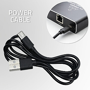 Ethernet Splitter Mini SWITCH 1x3 RJ45 | 1000Мб/с | USB-C | Алюминий