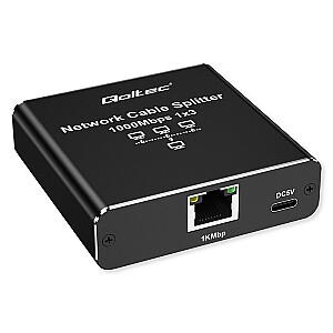 Ethernet Splitter Mini SWITCH 1x3 RJ45 | 1000Мб/с | USB-C | Алюминий