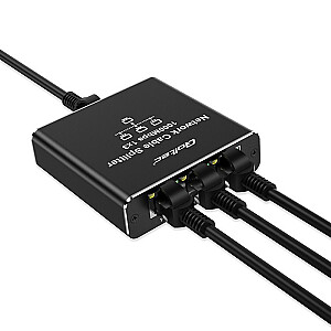 Ethernet Splitter Mini SWITCH 1x3 RJ45 | 1000Мб/с | USB-C | Алюминий