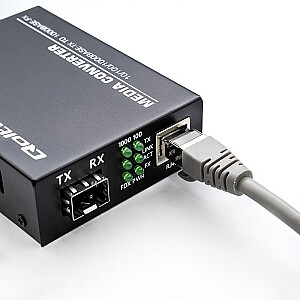 Двунаправленный медиаконвертер SWITCH Ethernet 1x RJ45 1x SFP | 1000Mb/с | 5V 