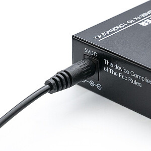 Двунаправленный медиаконвертер SWITCH Ethernet 1x RJ45 1x SFP | 1000Mb/с | 5V 