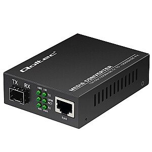 Двунаправленный медиаконвертер SWITCH Ethernet 1x RJ45 1x SFP | 1000Mb/с | 5V 
