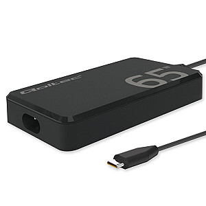 65W GaN супербыстрый SLIM адаптер питания | PD | 5-20V | 3.25A | USB-C 3.1 | ноутбук | MacBook | смартфон | +кабель 