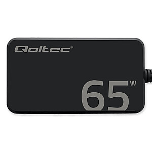 65W GaN супербыстрый SLIM адаптер питания | PD | 5-20V | 3.25A | USB-C 3.1 | ноутбук | MacBook | смартфон | +кабель 