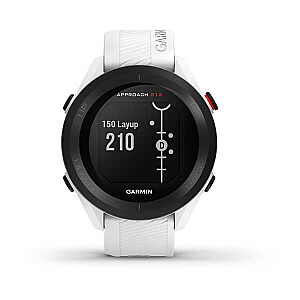 Garmin Approach S12 GPS golfa pulkstenis balts