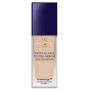 CLARESA Natural Skin Tinted Serum Foundation подклад-сыворотка с натуральным финишем 1W Light Warm 32ml