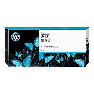 HP tintes Nr. 747 HP747 HP 747 pelēks (P2V86A)