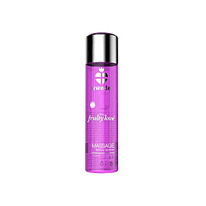 SWEDE Fruity Love Massage Warming Sensation sildošs masāžas gēls Aveņu un Rabarberu 60ml