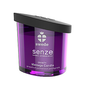 SWEDE Senze Divinity Massage Candle свеча для массажа Грейпфрут Пальмароза Петигрейн 50мл