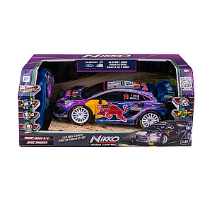 NIKKO RC Automašīna Night Mode - M-Sport Ford Puma Hybrid Rally1 #19 Loeb, mērogs 1:18