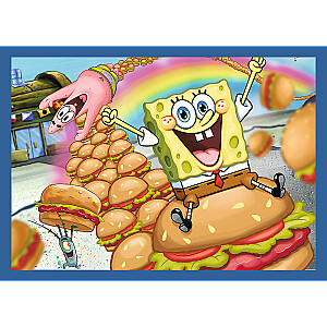 TREFL SPONGEBOB Комплект пазлов 4в1 Губка Боб