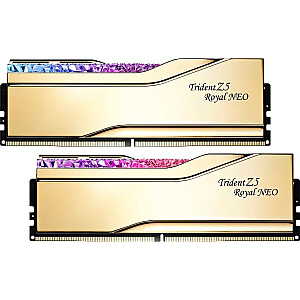 G.Skill Trident Z5 Royal atmiņa	Neo, DDR5, 32 GB, 6400MHz, CL30 (F5-6400J3039G16GX2-TR5NG)