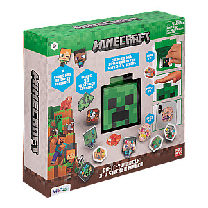 MINECRAFT DIY komplekts 3D uzlīmju veidotājs