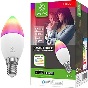 WOOX R9075 Smart WiFi LED RGB CCT 5 Вт E14
