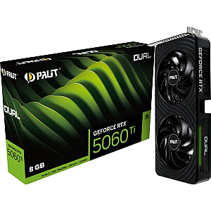 Видеокарта Palit GeForce RTX 5060 Ti Dual 8GB GDDR7 DLSS4 (NE7506T019P1-GB2062D)